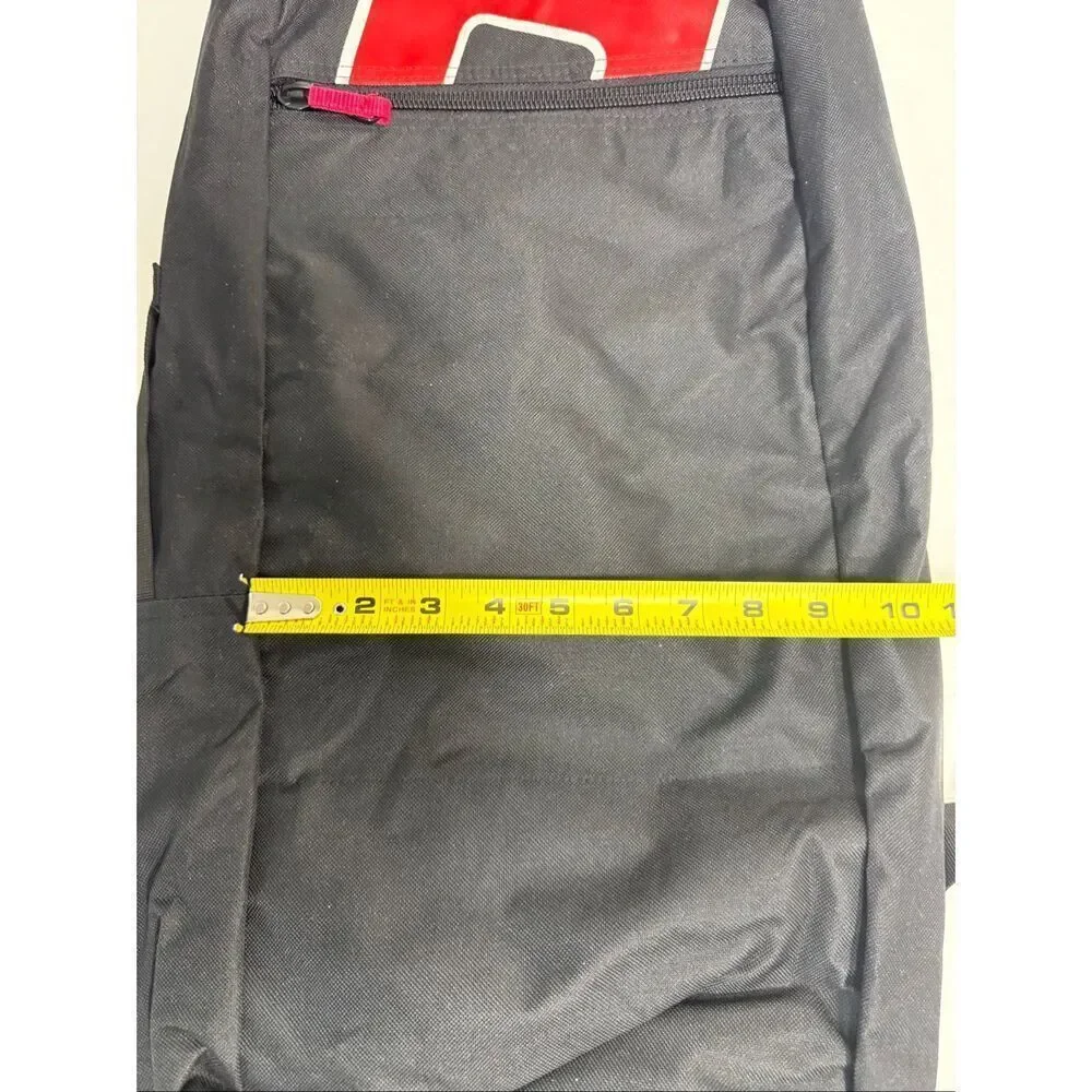 Black Skateboard Carry Bag Shoulder Strap Pocket 13” X 21”